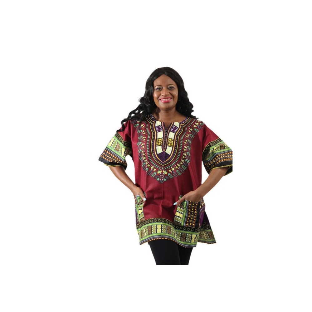 Red Dashiki- Unisex